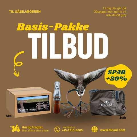 Basis pakken til Gåsejagt - TILBUD