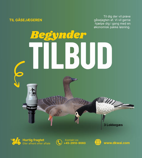 Begynder-sæt til gåsejægeren