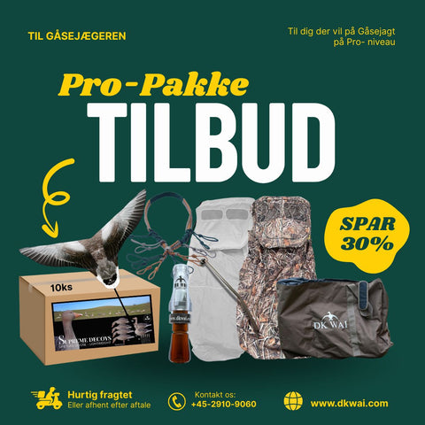 Pro pakken - SPAR 30 % på Jagtudstyr til gåsejagt