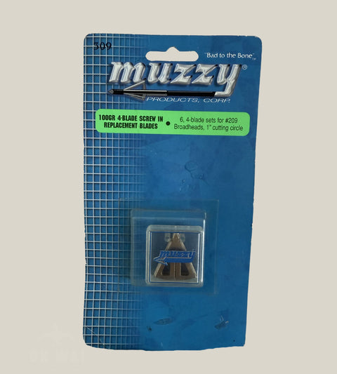 Muzzy Refil blade til broadhead 3 sæt. 4 bladet