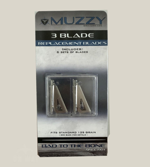 Ekstra blade til jagtspids - Muzzy 3 bladet